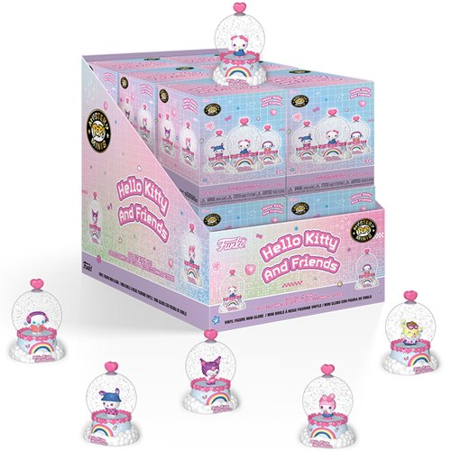 Hello Kitty Y2K Mystery Mini Glitter Globe Case of 12