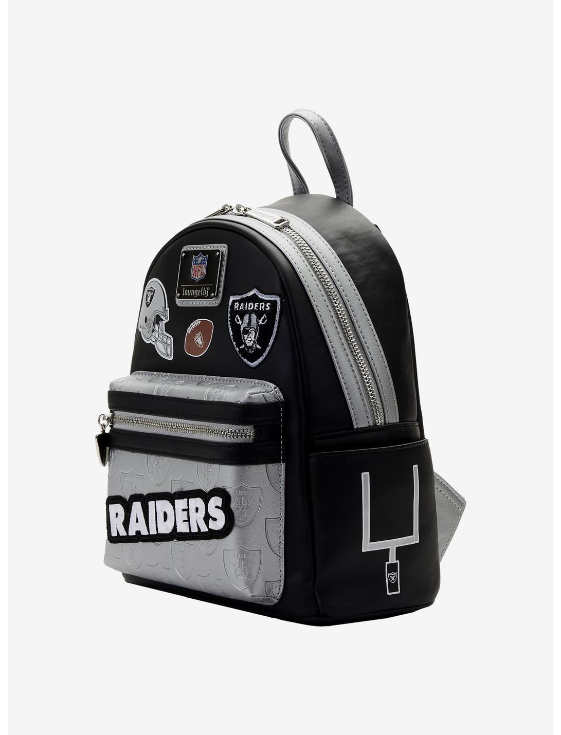 Loungefly NFL Las Vegas Raiders Icon Patches Mini Backpack