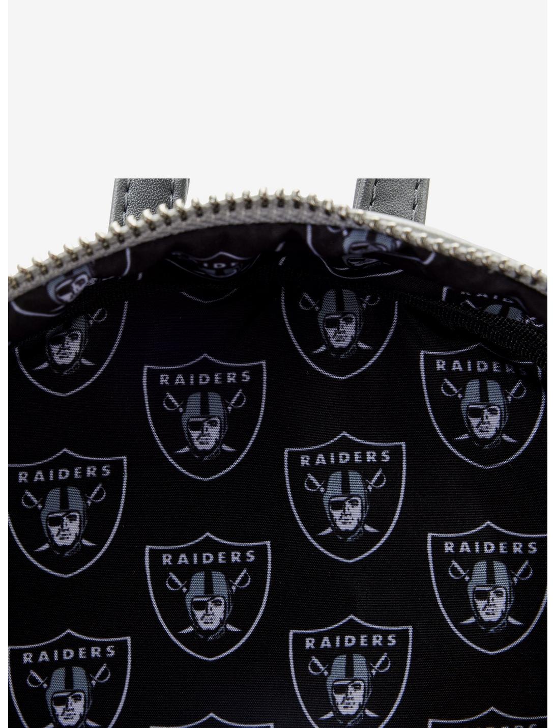 Loungefly NFL Las Vegas Raiders Icon Patches Mini Backpack