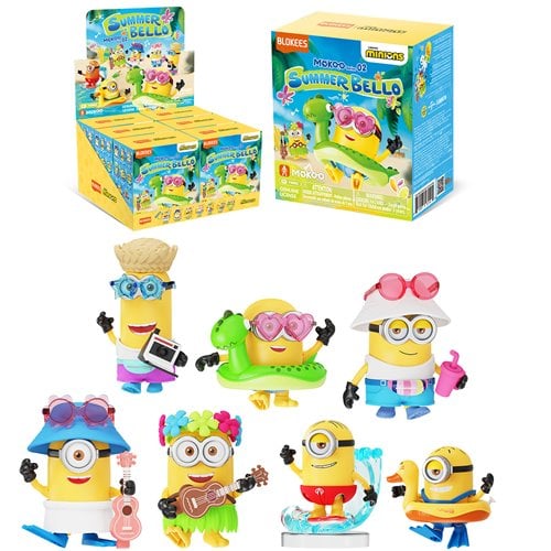 Minions Mokoo 02 Summer Bello Blind Mini Model Kit Case of 6