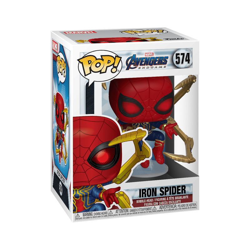 Avengers Endgame: Iron Spider (Instant Kill Mode) w/ Nano Gauntlet Pop Figure