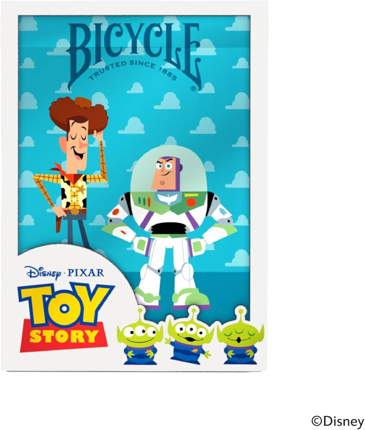 Bicycle Disney Toy Story Playing Cards, Featuring Woody, Buzz Lightyear, and More!