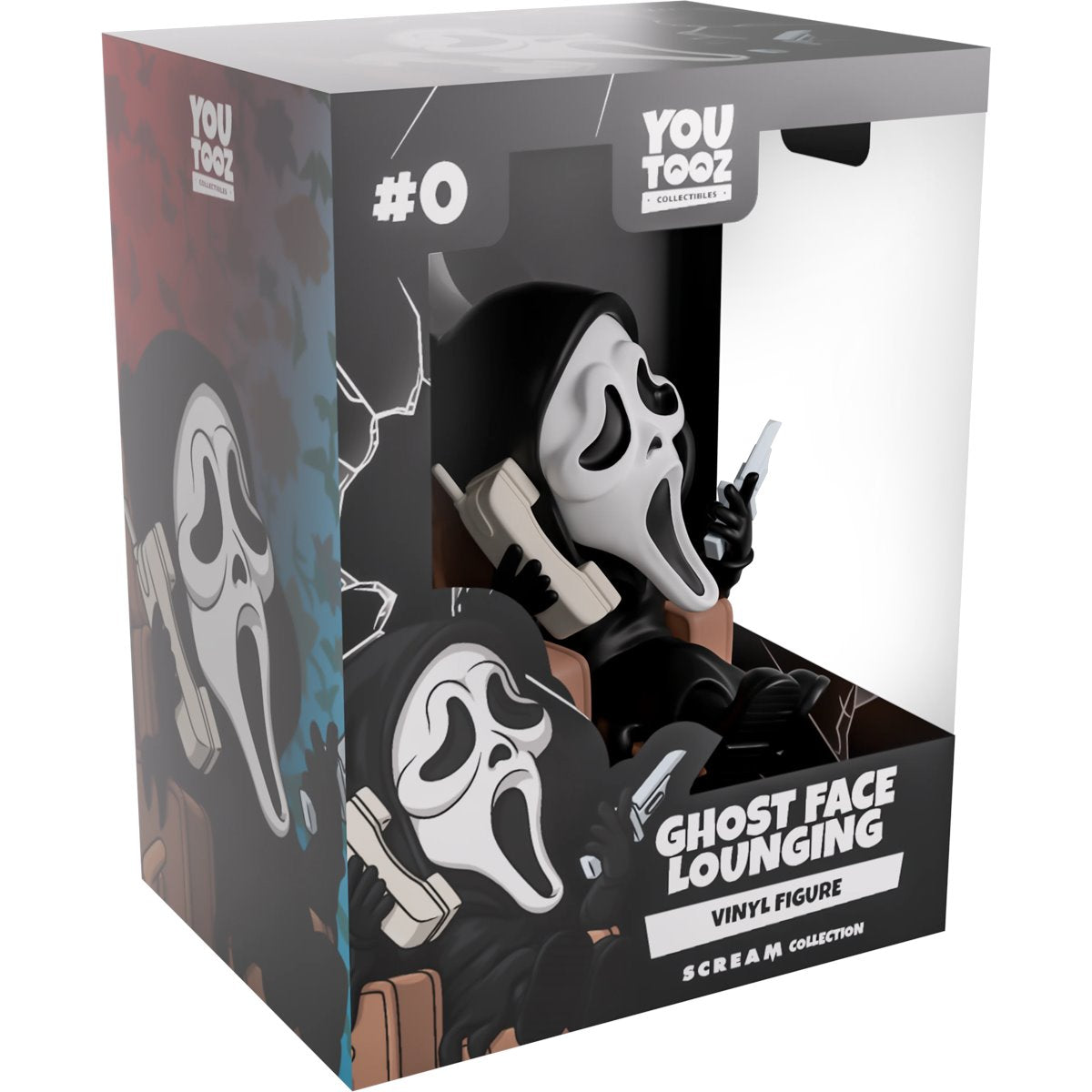 Scream Collection Ghost Face Lounging Vinyl Figure #0