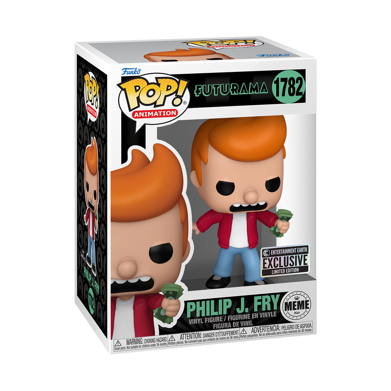 Futurama: Phillip J. Fry (Shut Up and Take My Money Meme) Pop! Vinyl Figure (EE Exclusive) #1782