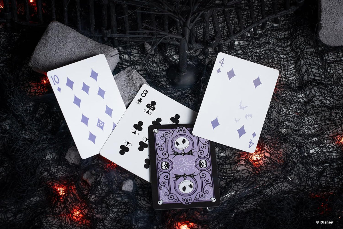 Disney Tim Burton's Nightmare Before Christmas Inspired Playing Cards Featuring Jack Skellington, 1 Deck