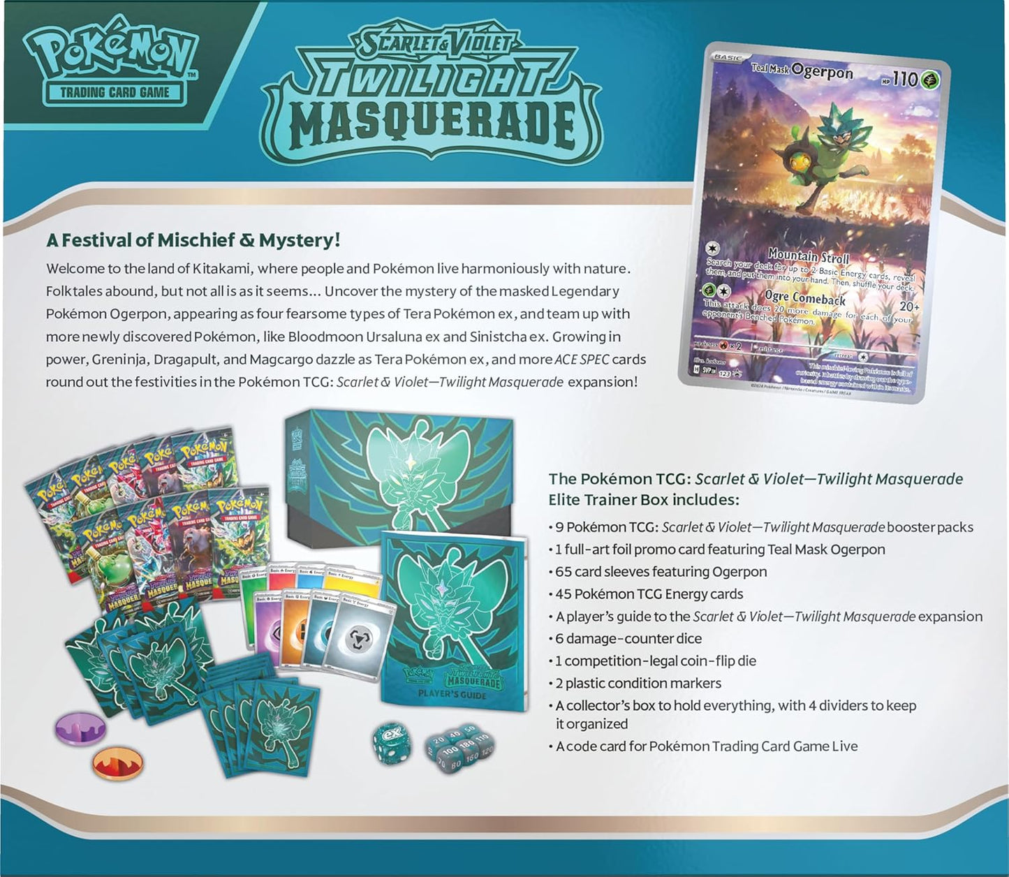 Pokémon TCG: Twilight Masquerade Elite Trainer Box