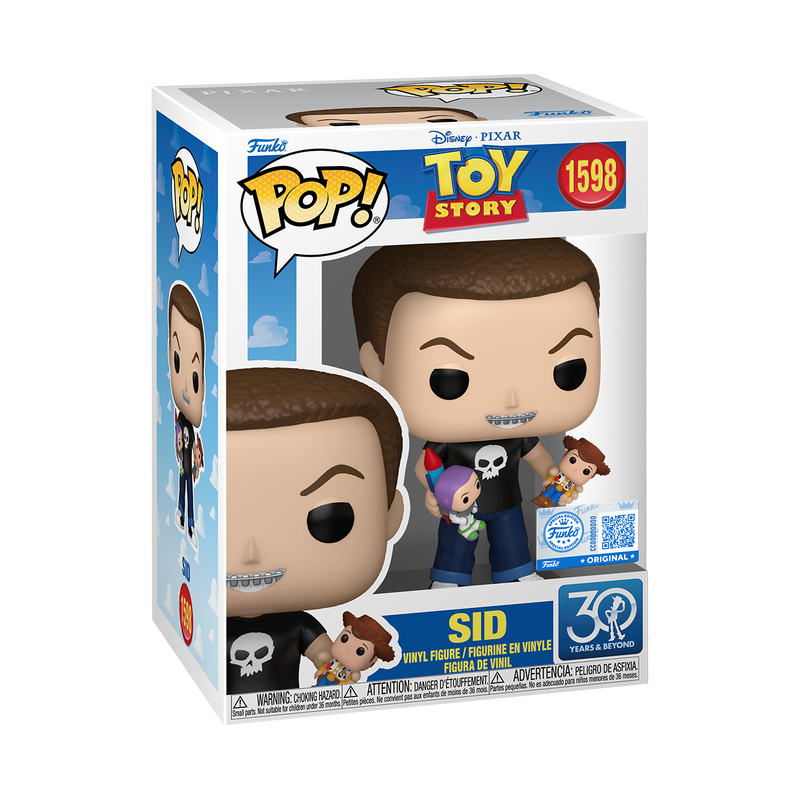PRE ORDER: Toy Story 30th Anniversary Sid with Buzz Lightyear and Woody Funko Pop! Vinyl Figure #1598 - Specialty