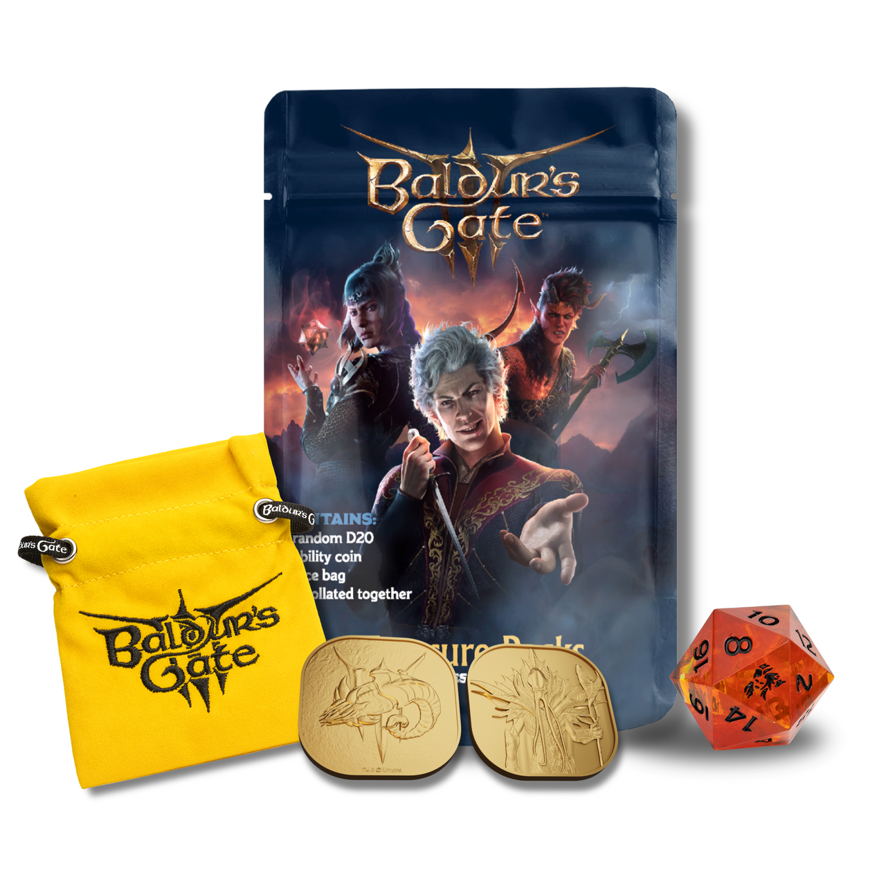 Dungeons & Dragons Baldur's Gate 3 Treasure Packs 25ct Display
