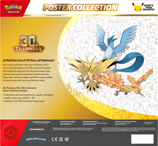 Pokémon TCG: 30th Celebration - Poster Collection