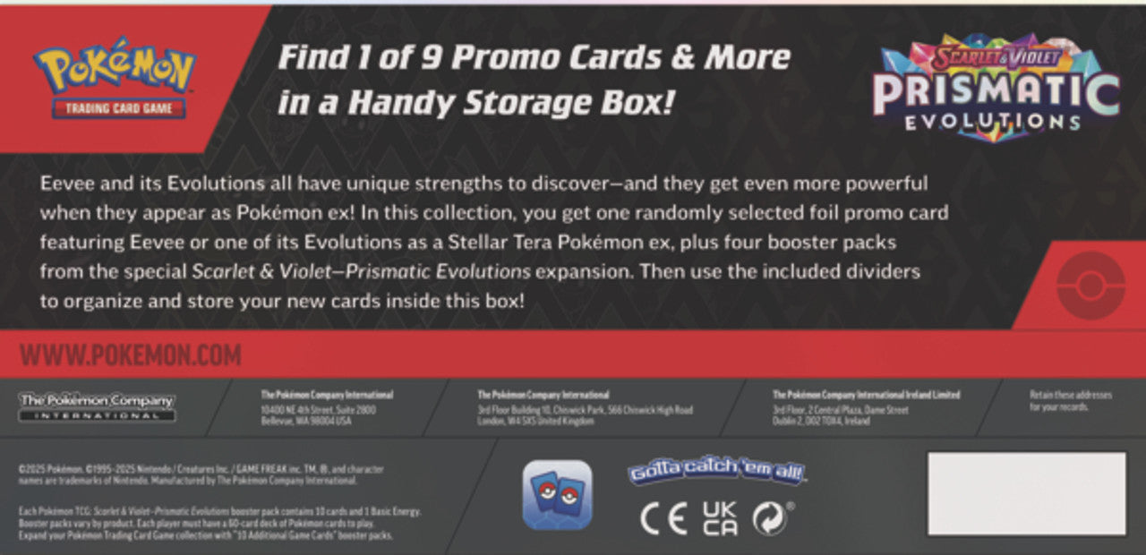 Pokémon Prismatic Evolutions Surprise Box