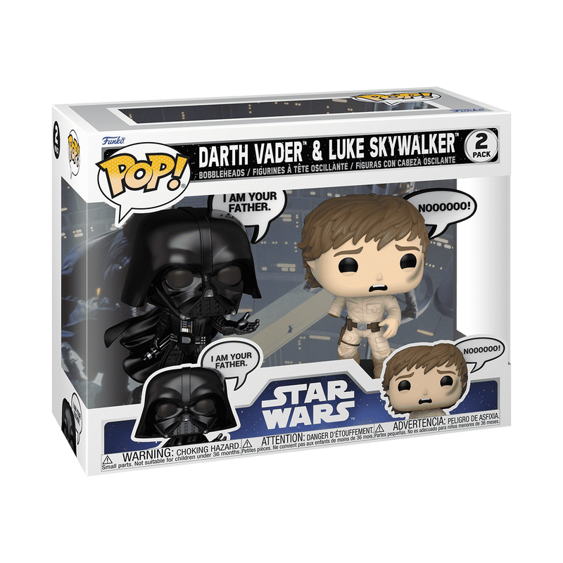 Star Wars: Darth Vader and Luke Skywalker 'I am Your Father / Nooooo' Pop Figure (2-Pack)