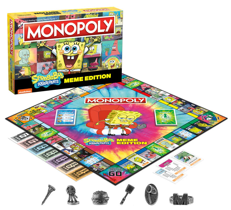 Monopoly Spongebob Squarepants Meme Edition