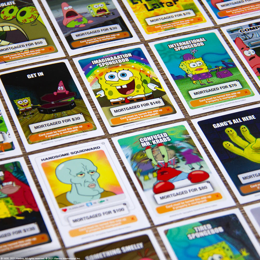 Monopoly Spongebob Squarepants Meme Edition