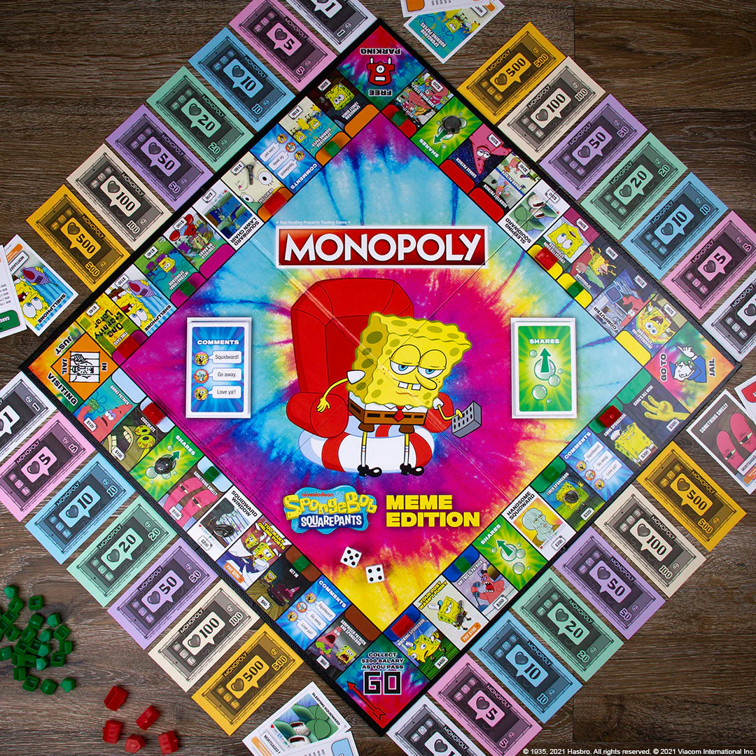 Monopoly Spongebob Squarepants Meme Edition