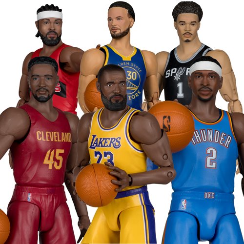 NBA SportsPicks W1 6-Inch Scale Action Figure Case of 6