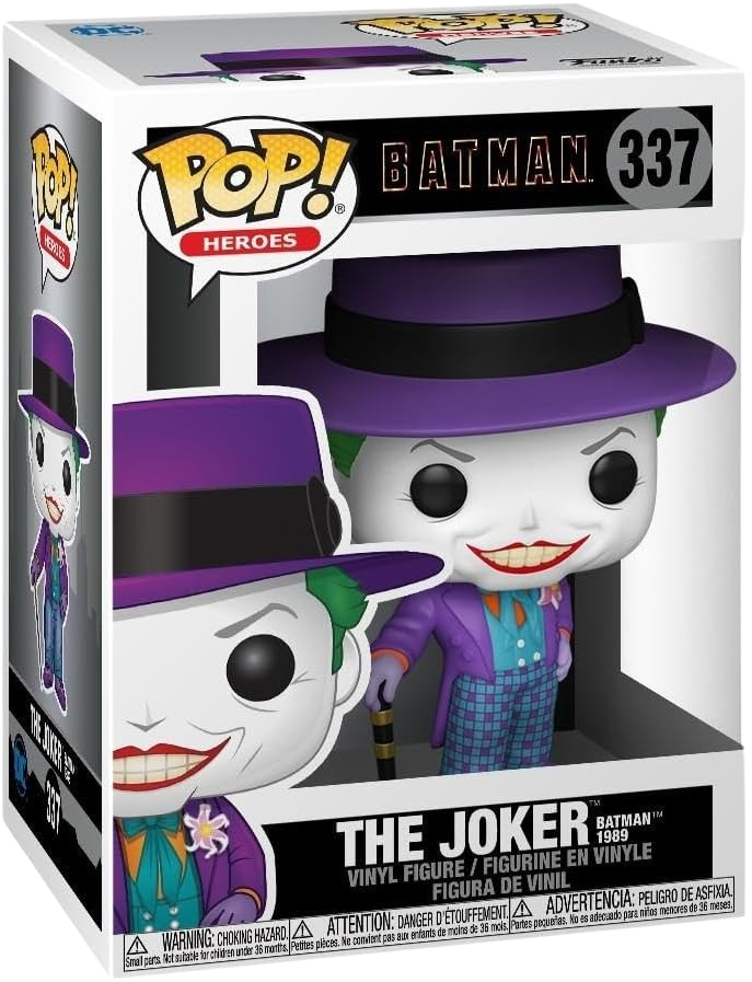 Batman: Joker (1989) w/ Hat Pop! Vinyl Figure (Jack Nicholson) #337