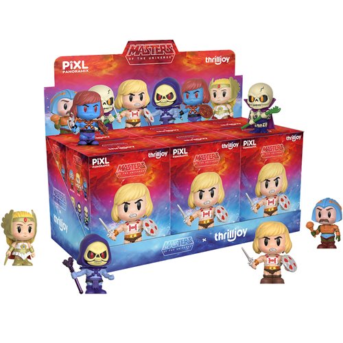MOTU Panoramix Blind Box PIXL Mini-Figure Display Case of 6