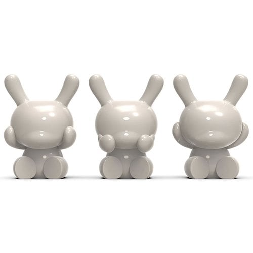 Three Wise Dunnys White Edition 5-Inch Porcelain 3-Pack
