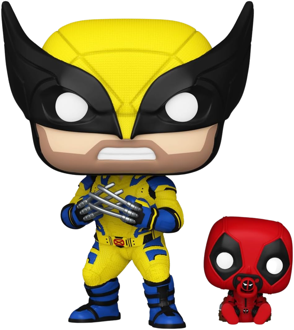 Deadpool and Wolverine: Wolverine and Babypool Pop! Buddy Vinyl Figure #1403