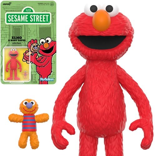 Sesame Street Elmo 3 3/4-Inch ReAction Figure