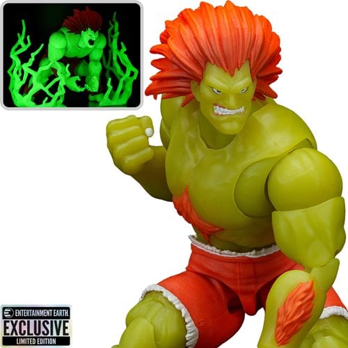 Ultra Street Fighter II Blanka GITD 6-In. Figure - EE Excl.