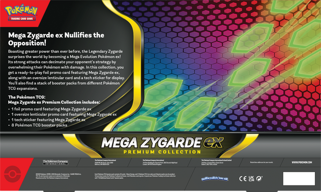 PRE ORDER - Pokémon TCG: Mega Zygarde ex Premium Collection