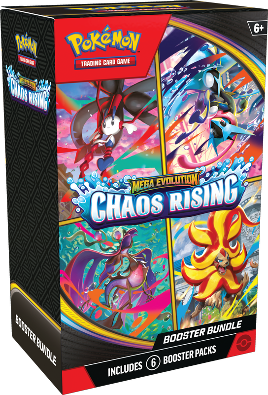 PRE ORDER - Pokémon TCG: Chaos Rising (ME04) Booster Bundle