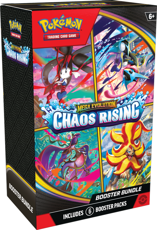 PRE ORDER - Pokémon TCG: Chaos Rising (ME04) Booster Bundle