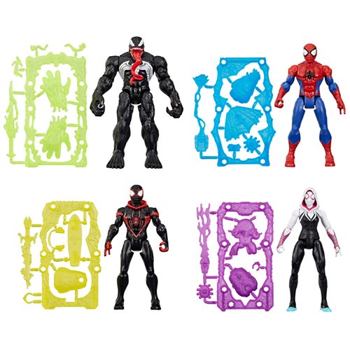 Spider-Man ActionVerse Action Figures Wave 1 Case of 6