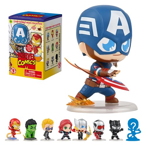 Avengers Comic Cosbi Bobble Blind Mini-Figure Case of 8