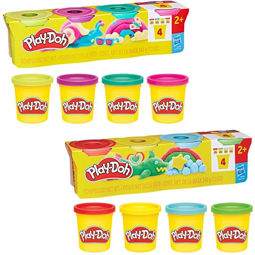 Play-Doh 4 Pack Assortment Wave 1 Case of 8