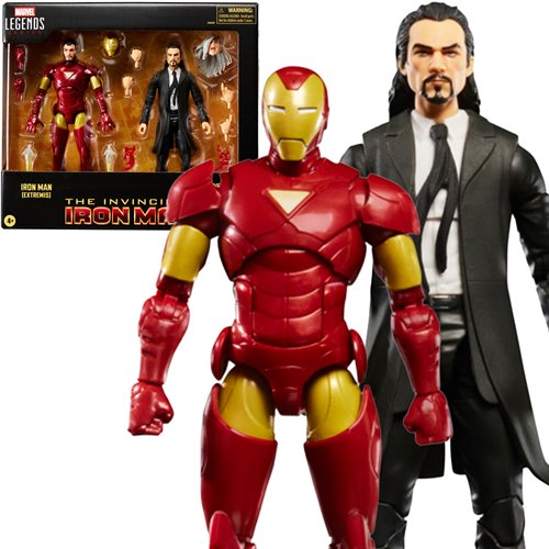 Iron Man Marvel Legends Extremis and Mandarin Action Figures