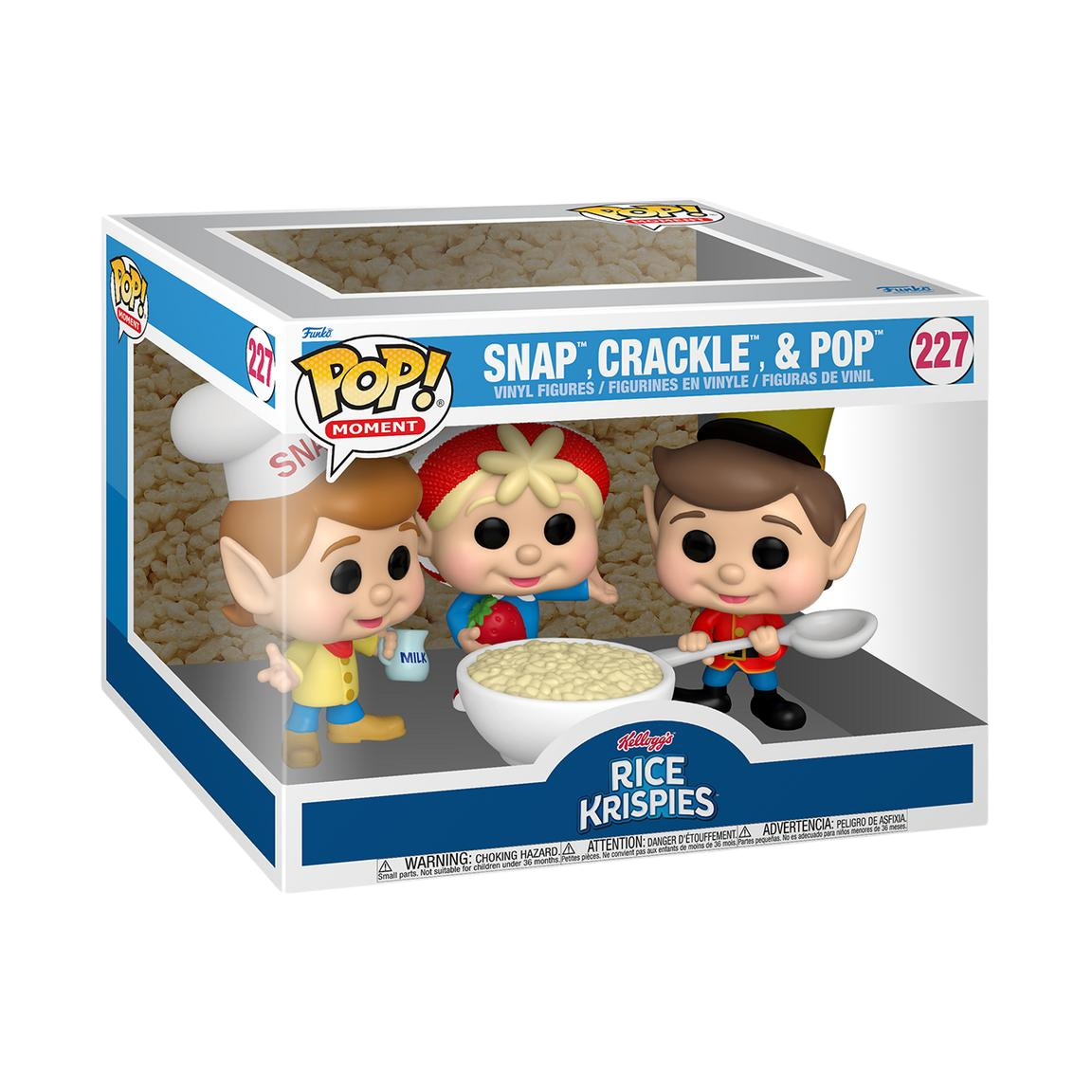 Ad Icons: Kellogg's Rice Krispies Snap, Crackle, and Pop Deluxe Pop! Vinyl Figure #227