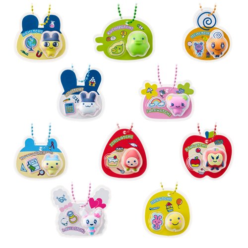 Tamagotchi Shokugan Wave 6 Blind Box Key Chain Case of 12