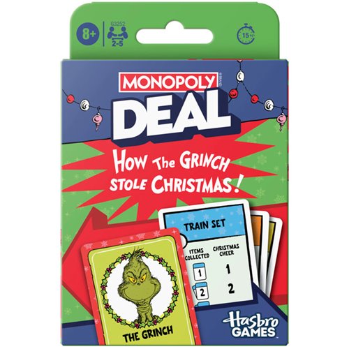 Monopoly Deal: How the Grinch Stole Christmas! Game