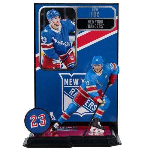 NHL SportsPicks Rangers Centennial Fox Posed Figure