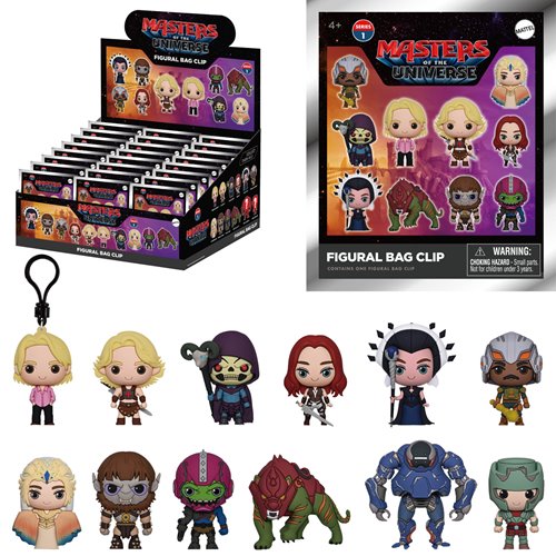 MOTU (2026) 3D Foam Bag Clip Display Case of 24