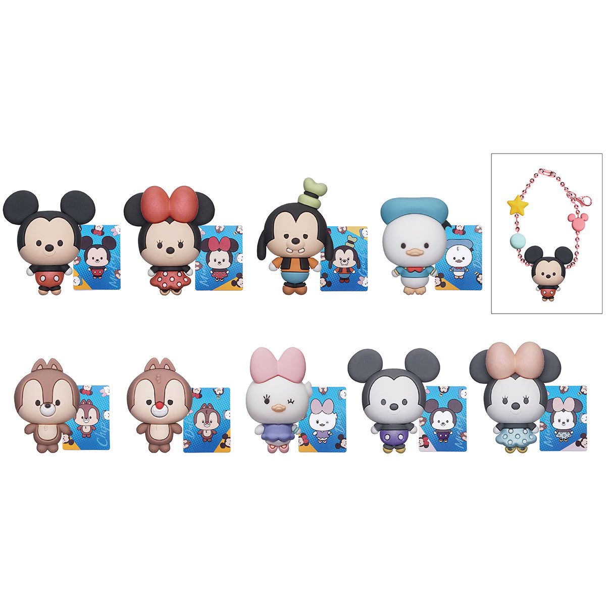 Mickey and Friends 3D Foam Charm Bag Clip