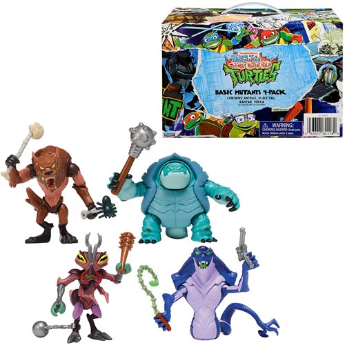 Tales of TMNT Mutants Antrax Scale Tail Tokka Rahzar 4-Pack