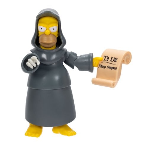 Simpsons THOH Grim Reaper Homer Simpson Dlx Figure
