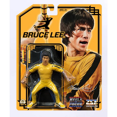 Bruce Lee Yellow Tracksuit 4 1/2-Inch Scale Figure
