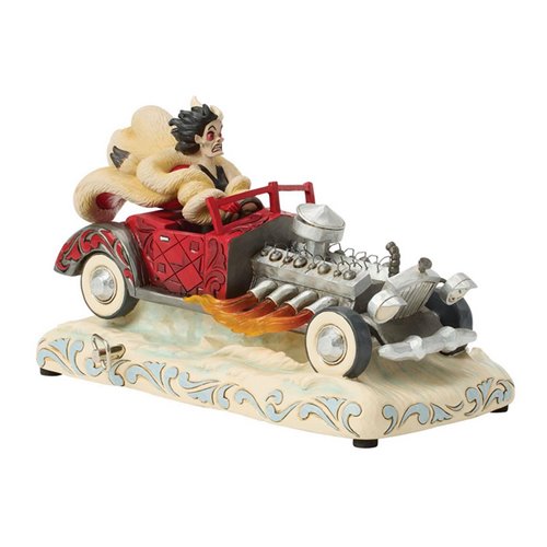 Disney Traditions Cruella de Vil Car Scene Musical Statue