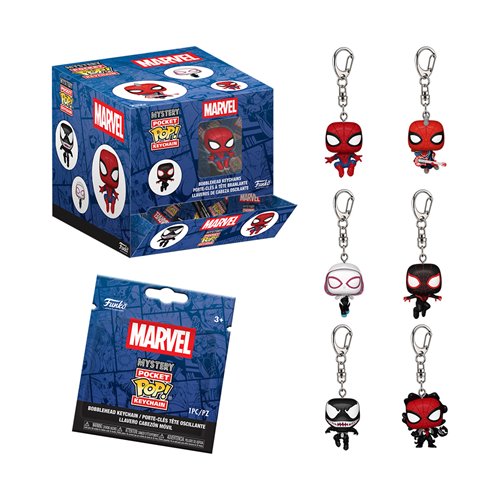 Spider-Man Blind Pop! Key Chain Master Carton of 72