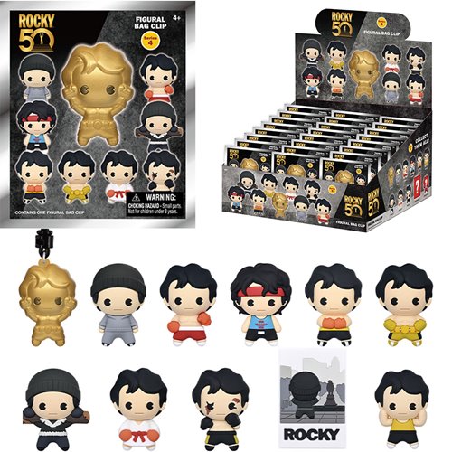 Rocky 50th Anniversary S4 3D Foam Bag Clip Case of 24