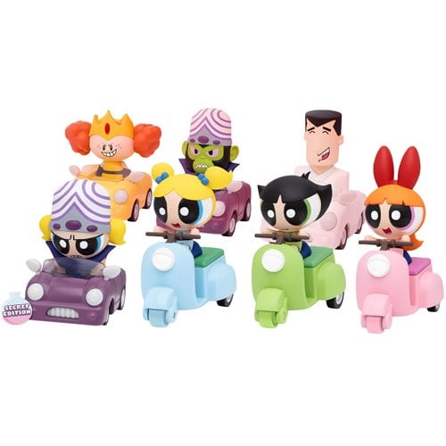 Powerpuff Girls Pull Back Car PBC-035 Vehicle Set of 6