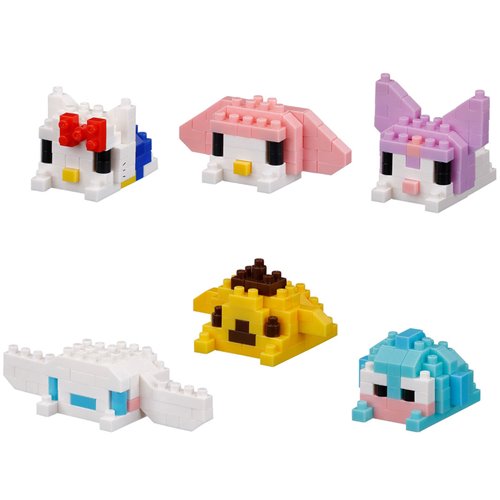 Sanrio Vol. 3 Funyumaru Nanoblock Mininano Case of 6