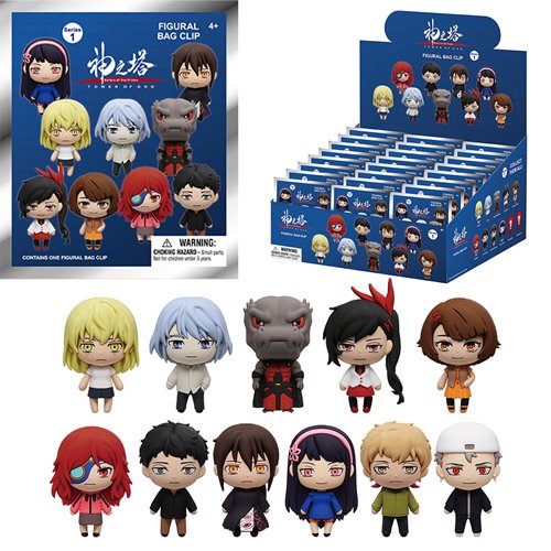 Tower of God 3D Foam Bag Clip Display Case of 24