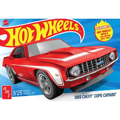 Hot Wheels 1969 Chevy Camaro COPO 1:25 Model Kit