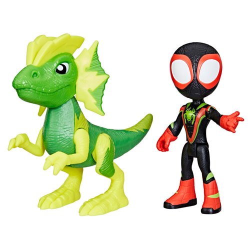 Spidey Amazing Friends Miles & Electrosaurus Figures