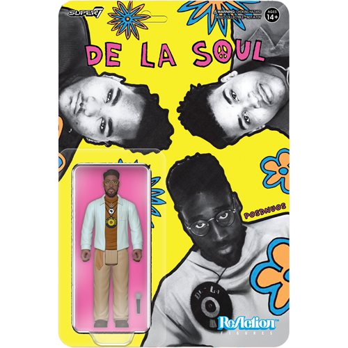 De La Soul Kelvin Posdnuos Mercer ReAction Figure